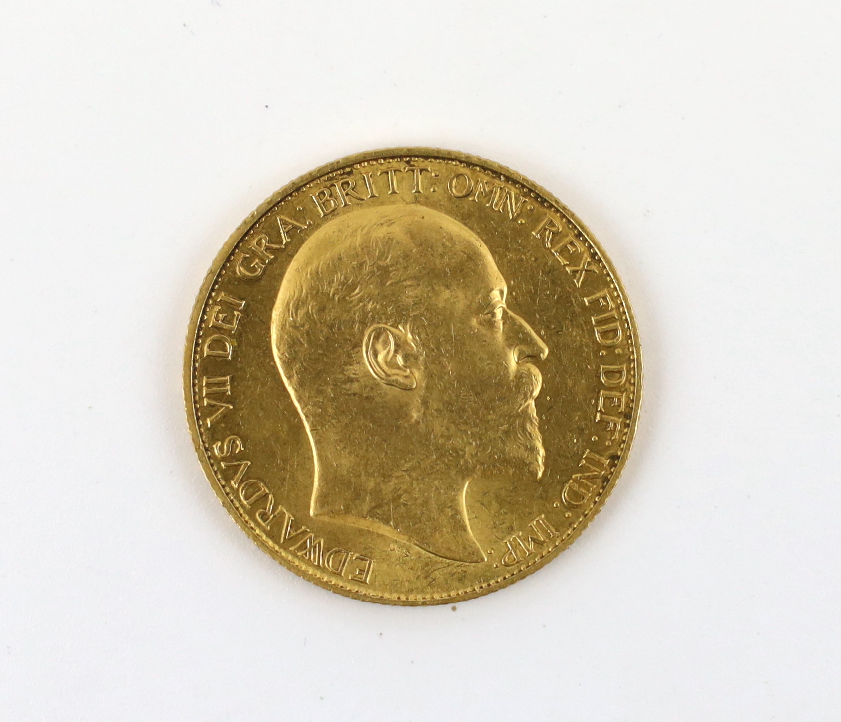 British Gold Coins, Edward VII two pounds, 1902, near UNC (S3967)